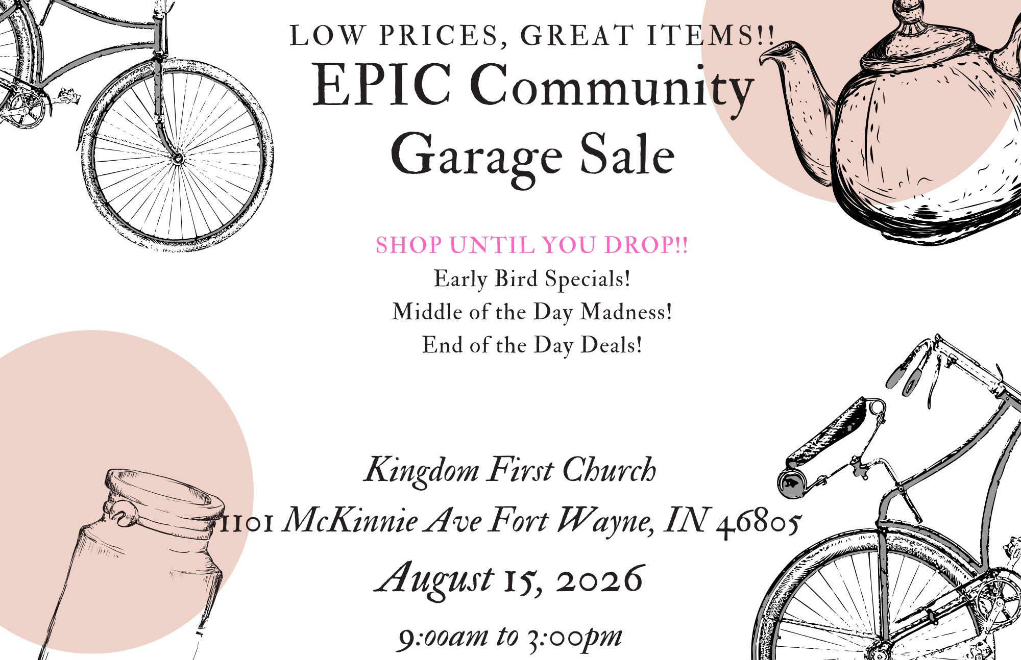 low prices, great items!!